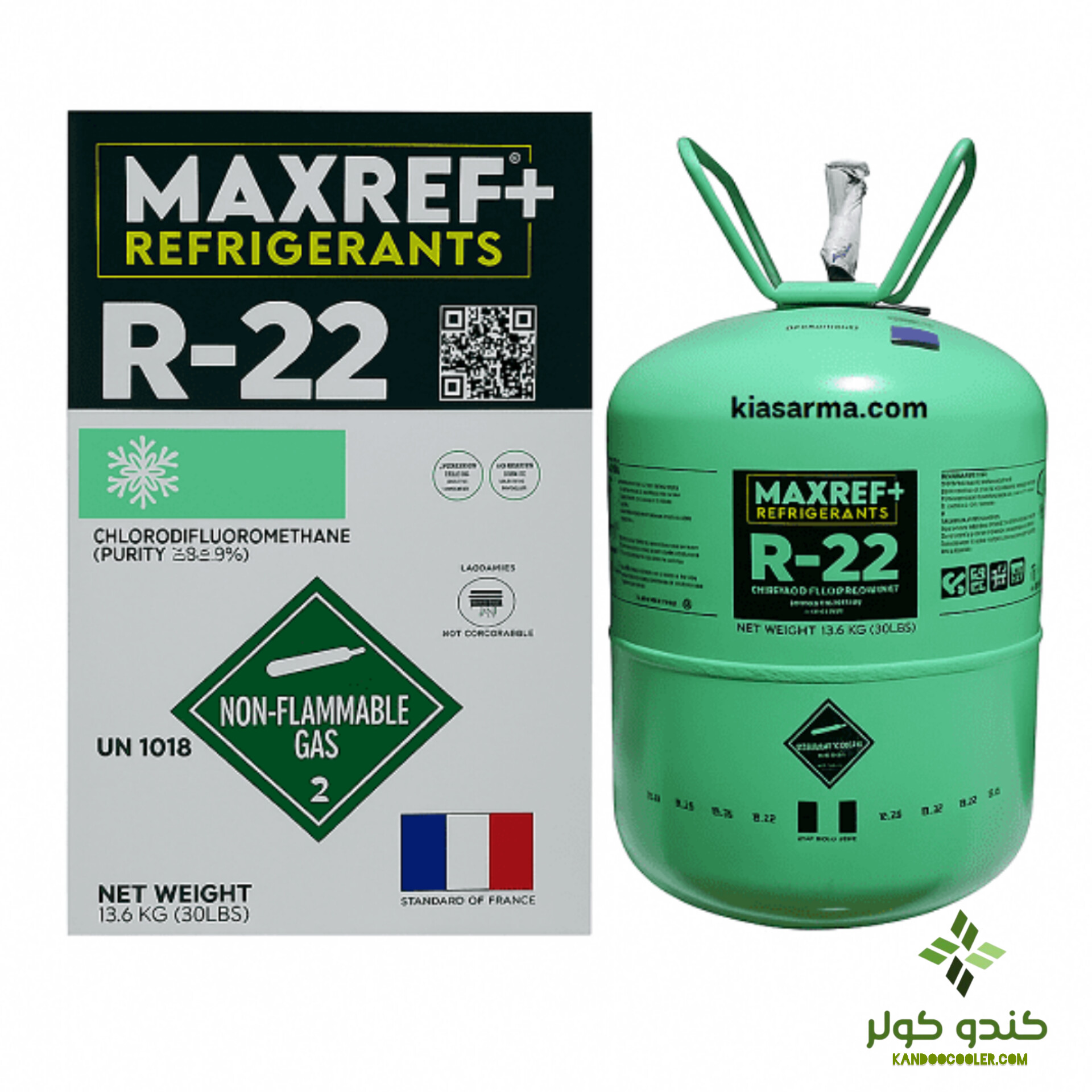 گاز مبرد R22 13.6kg مکسرف